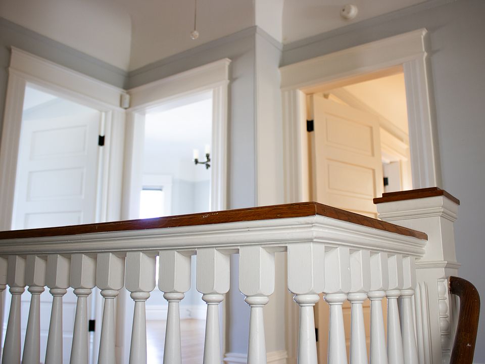 top of the stairs/foyer area