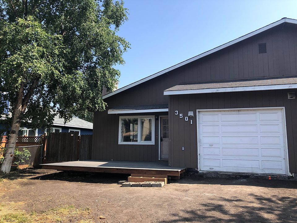 Front yard and deck