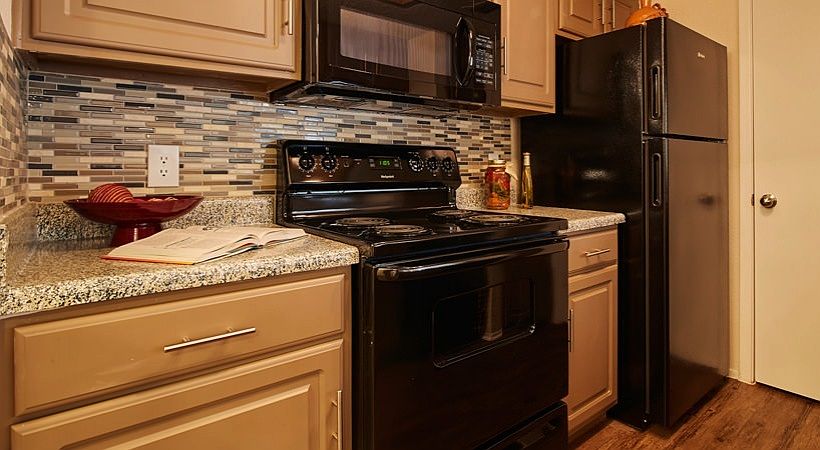 Kitchen- Black Appliances