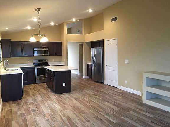 kitchen and dining area