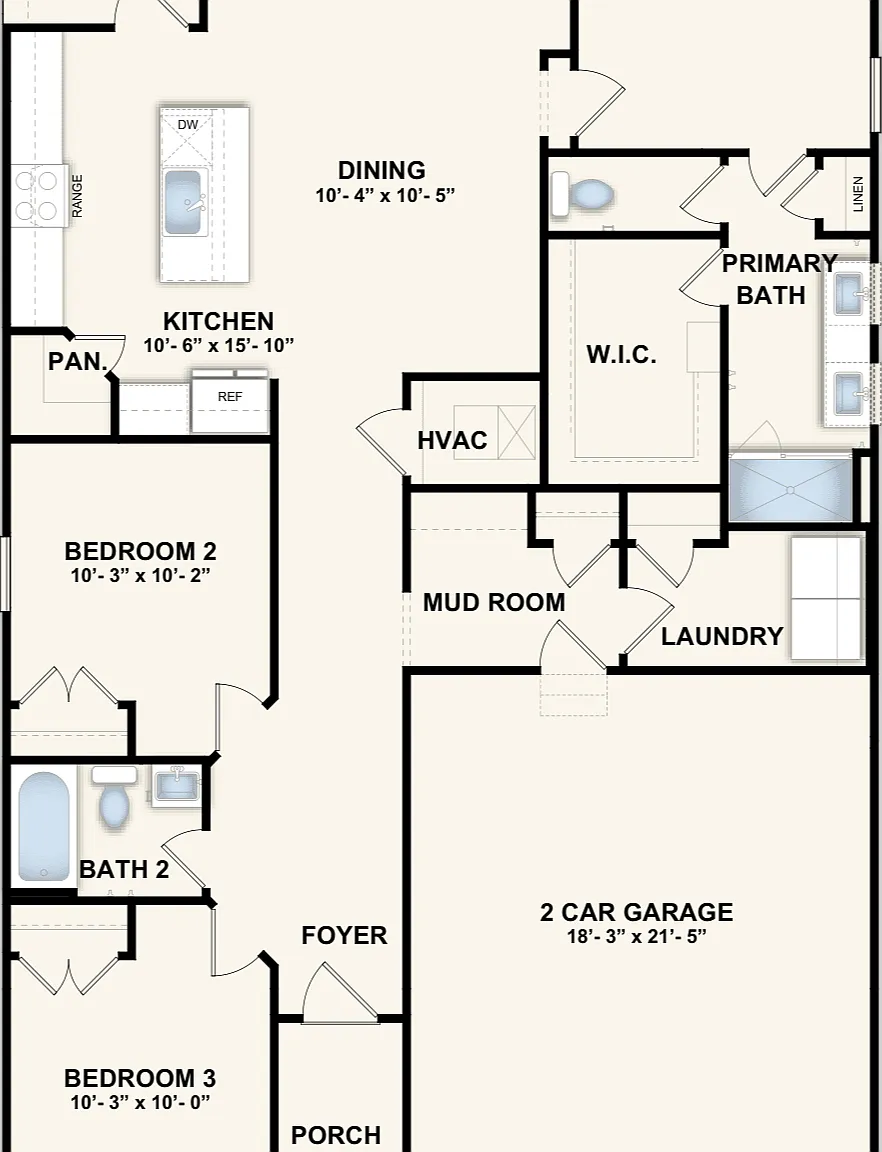 3 bed, 2.0 bath, 1498 sqft, $2,235 — Photo 2
