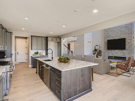 The Walton Kitchen Great Room - Virtually Staged