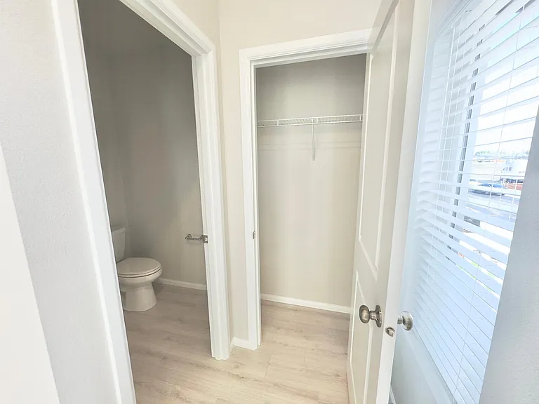 mudroom and powder room