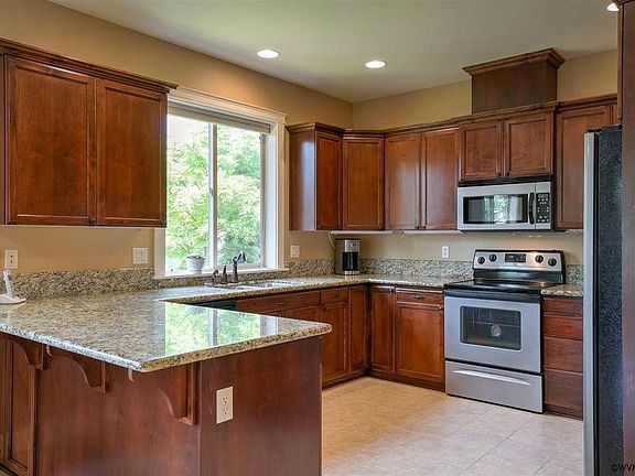 Kitchen with Granite Countertops