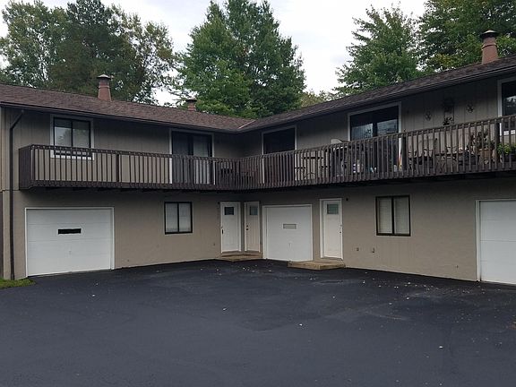 The exterior is being painted currently and the asphalt was