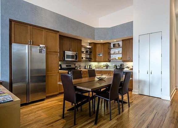 Kitchen and dining area