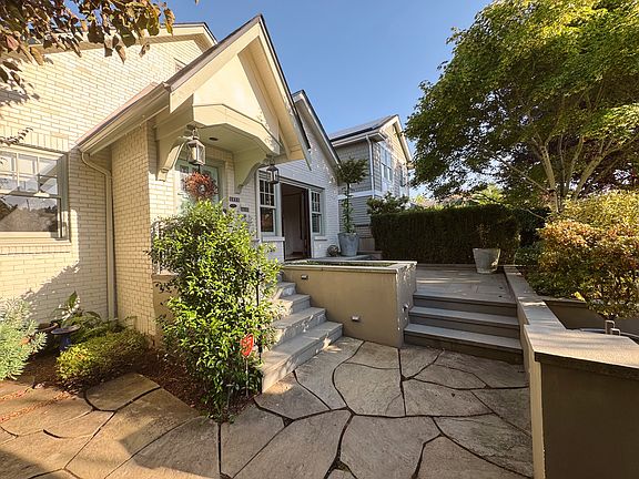 Private, professionally landscaped patio area