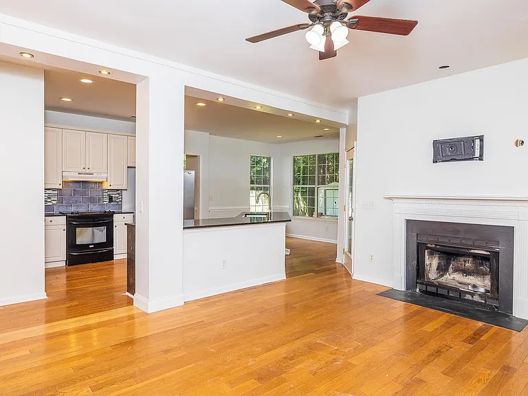 Family room off kitchen