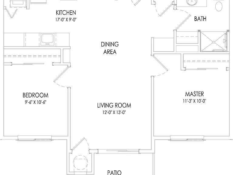 Tapestry At Woodland Hills - B3 - 1.5 Beds - 1.5 Baths - 887 Sq. ft.