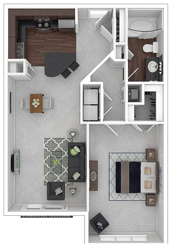 Floor plan Inwood II Midrise