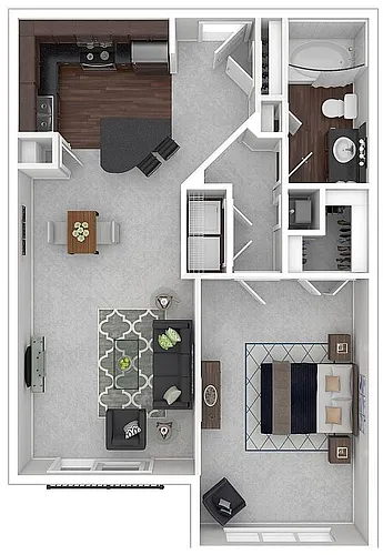 Floor plan Inwood II Midrise