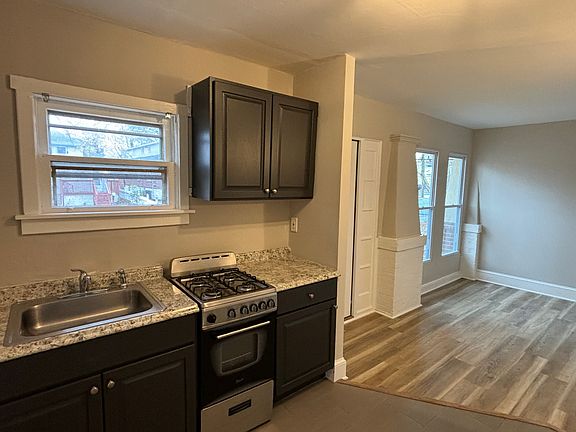 Kitchen and living room