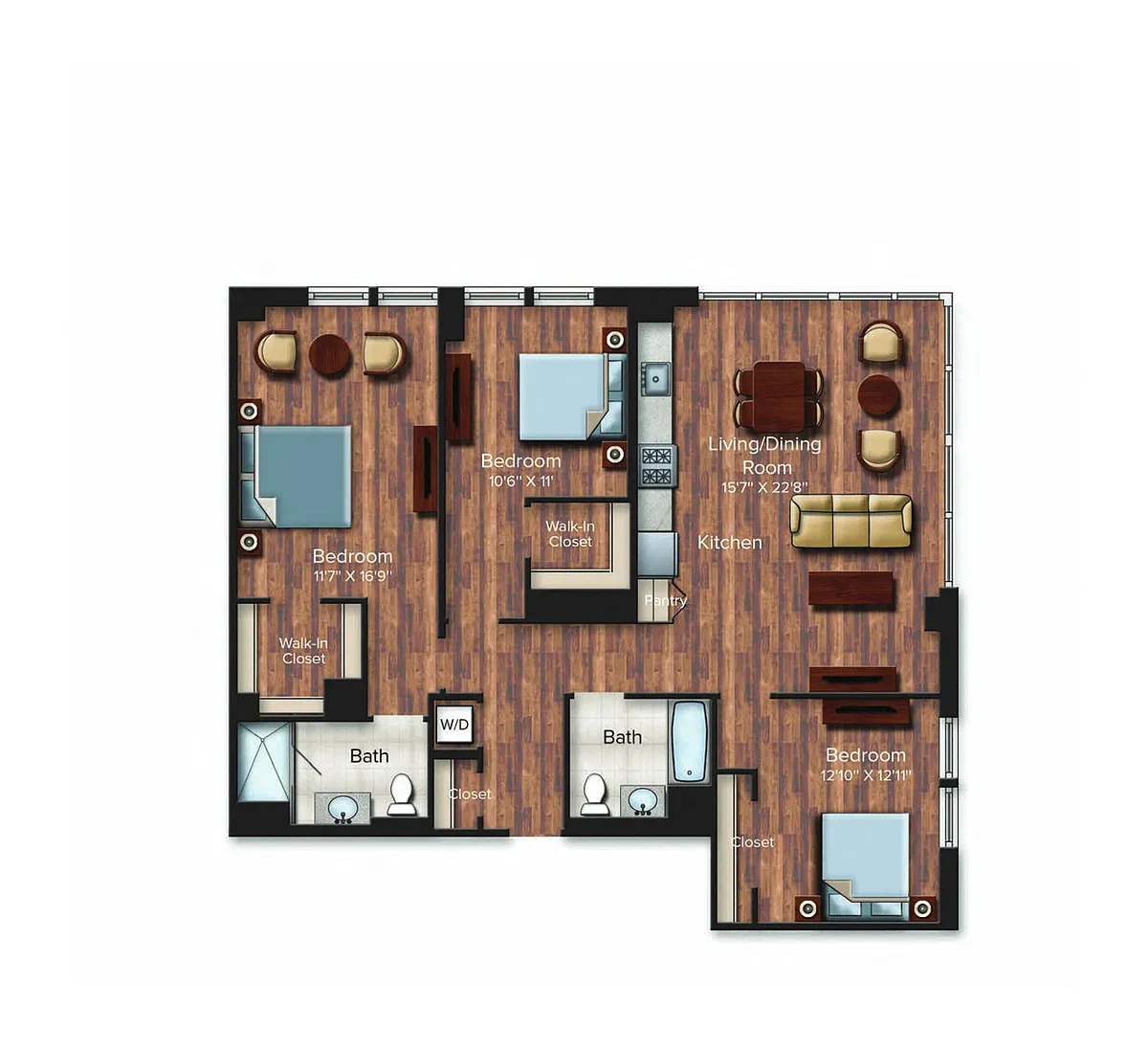Floor plan 3A-1373