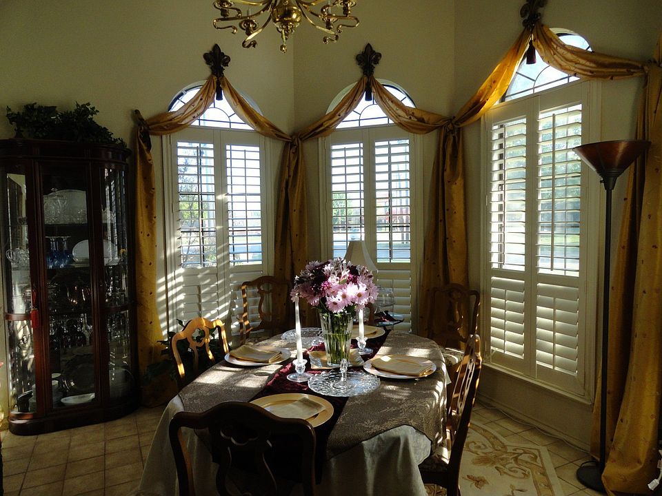 Plantation Shutters in front