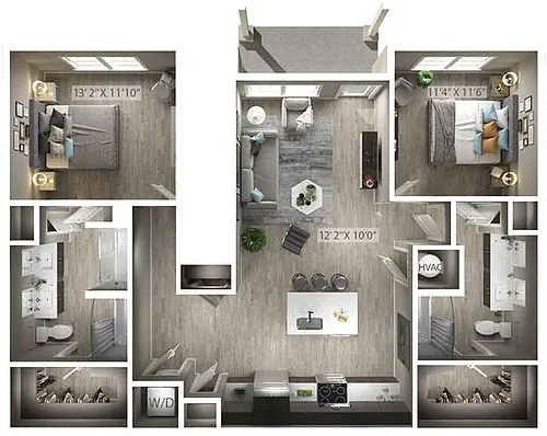 Floor plan Summit (B2-1A)