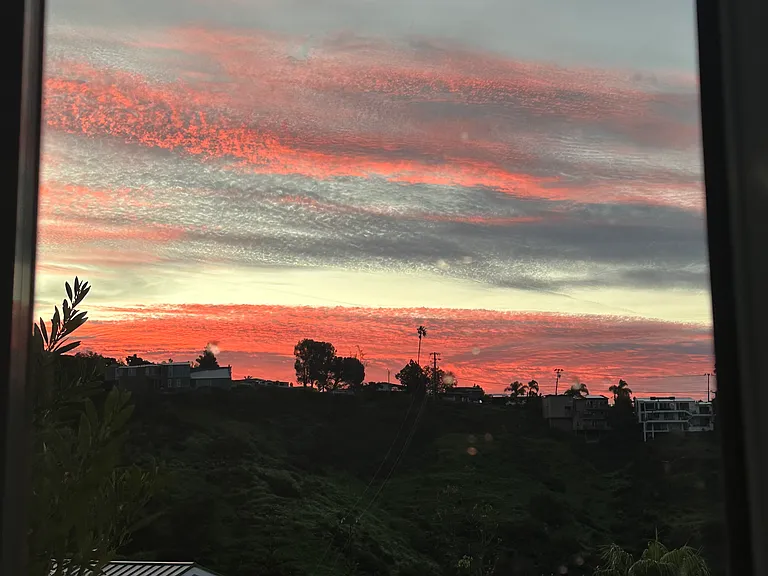 Sunrise from rear decks