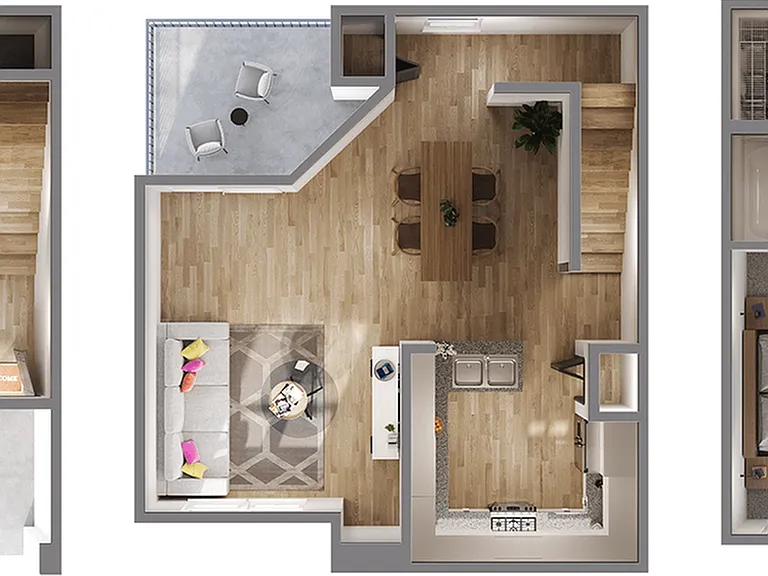 B5 Townhome Renovated Floor Plan B5 Townhome Renovated Floor Plan
