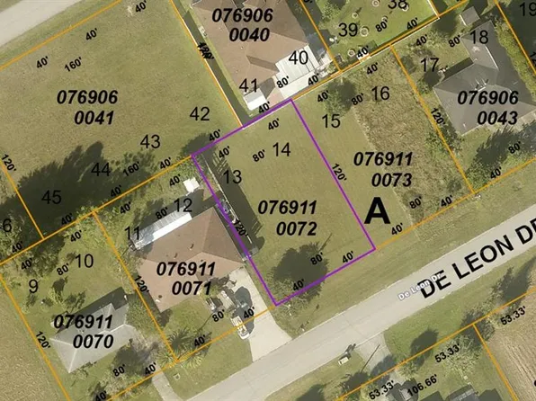 LOT 13 AND 14 De Leon Dr, North Port, FL 34287