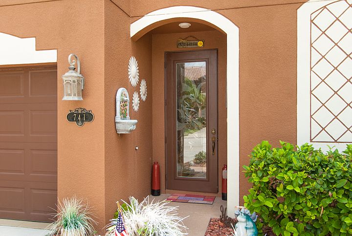 Etched Front Door