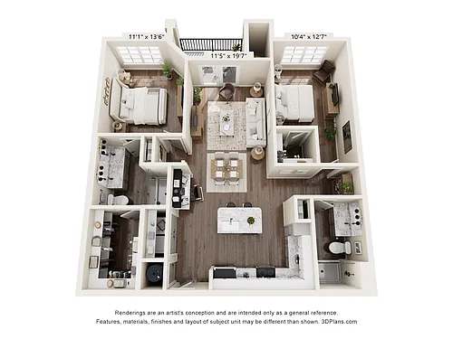 Floor plan The Carlton