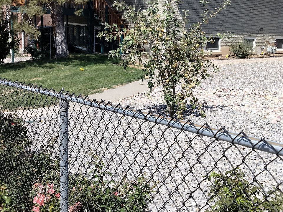 Apartment viewed from sidewalk