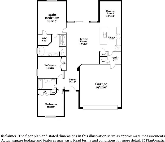 3 bed, 2.0 bath, 1506 sqft, $1,860 — Photo 2