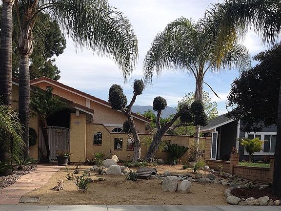 Water saving front landscape