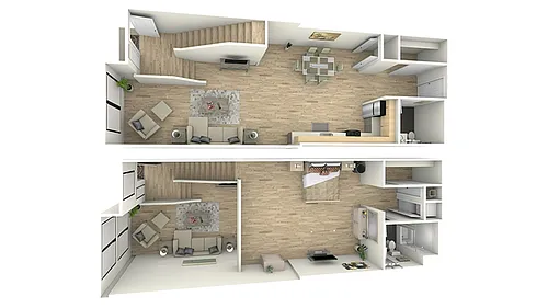 Floor plan A6TH (Townhome Loft)