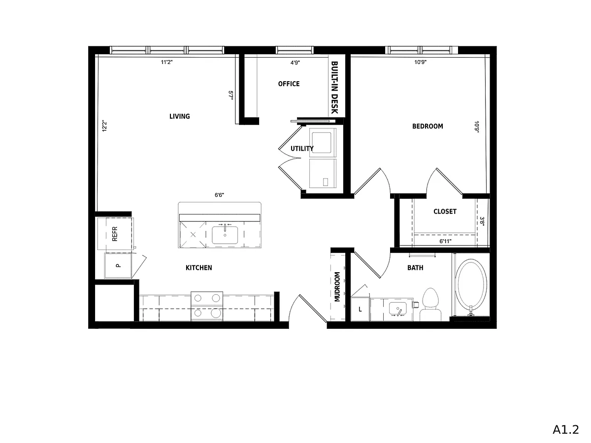 Floor plan A12
