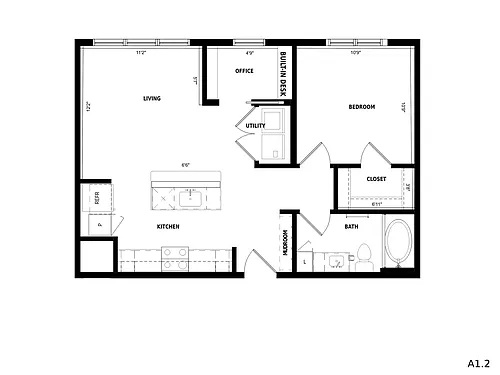 Floor plan A12