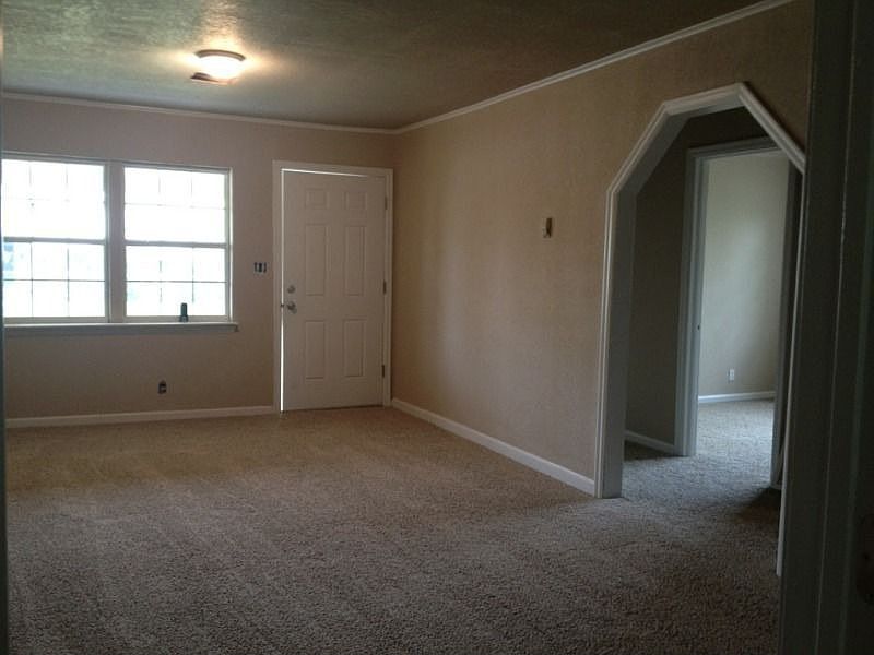 Living room facing the front door.