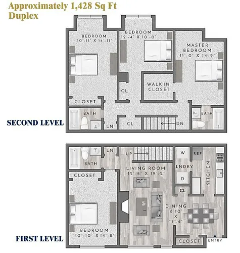 Floor plan D1-4x3(H)