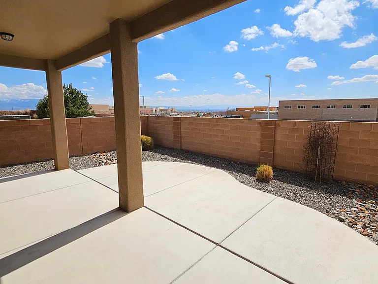 Covered patio
