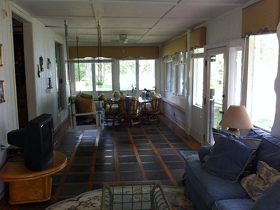 Interior porch with panoramic views