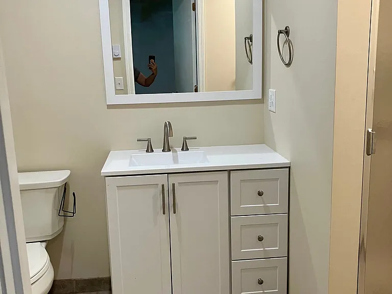 Bathroom on lower level