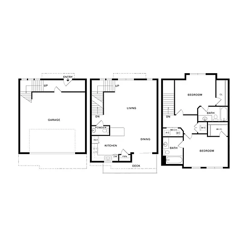 Floor plan 2 Bedroom