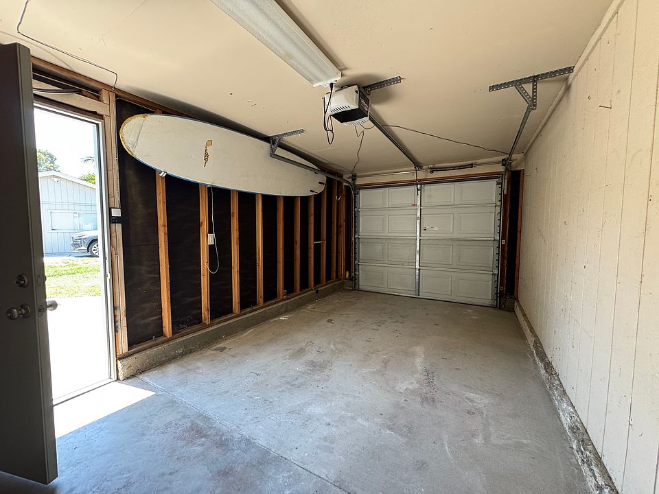 Garage with lots of storage space