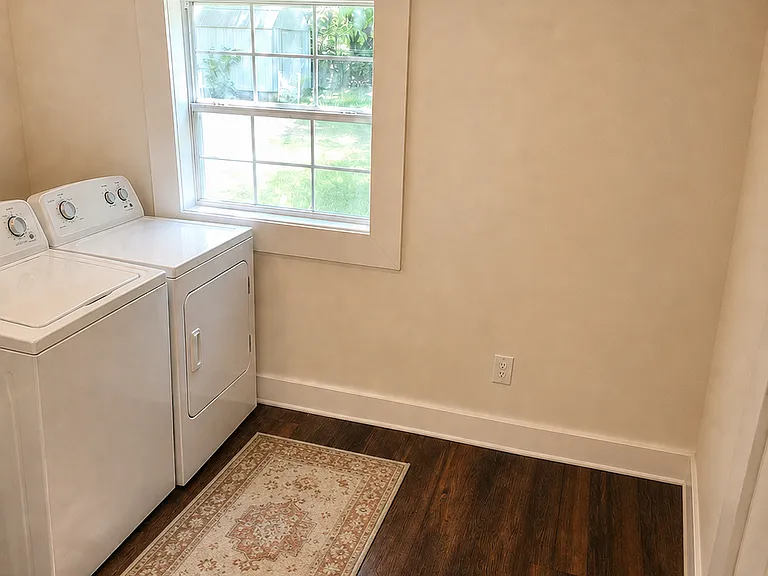 Washer and dryer not included in rental.