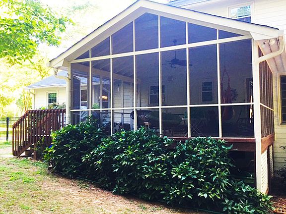 Screened porch