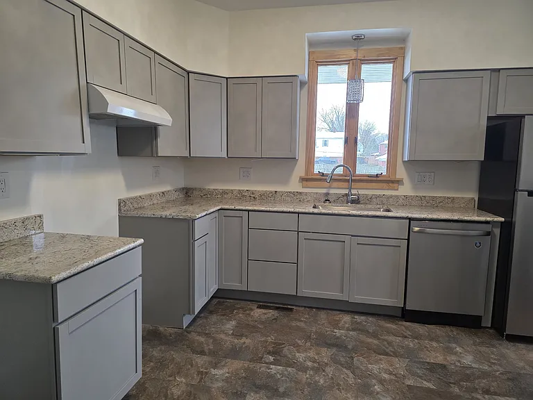 From the kitchen doorway viewing the left side.