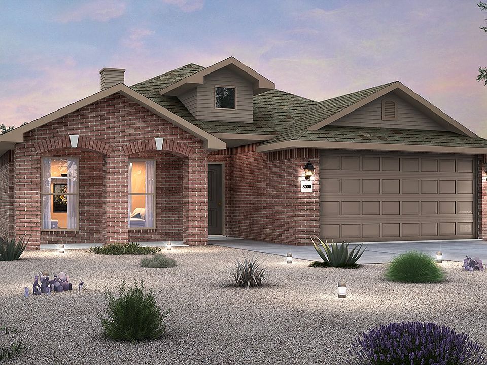 Rosa floor plan at dusk