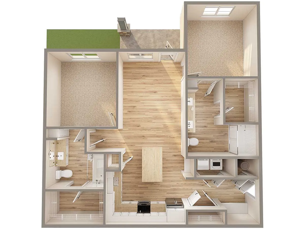 Floor plan B1