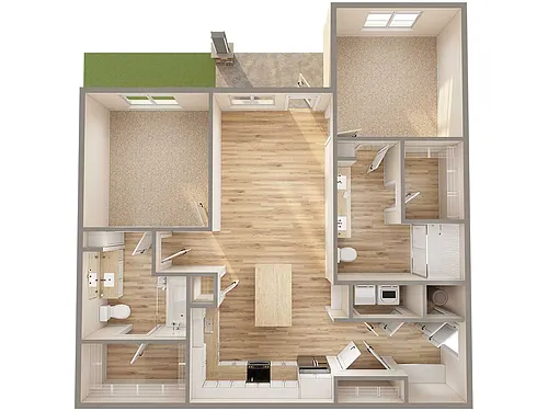 Floor plan B1