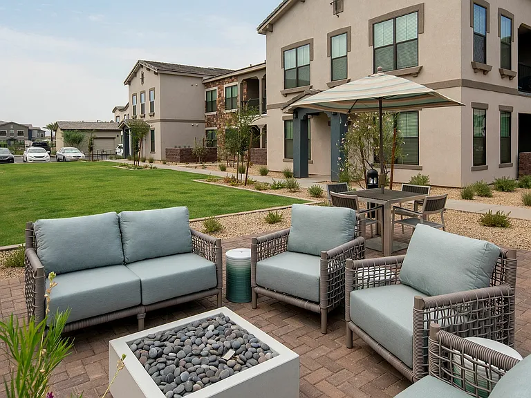 Outdoor Seating and BBQ