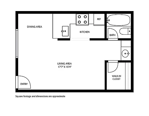 Floor plan Studio