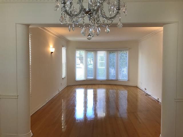 Living room and dining room