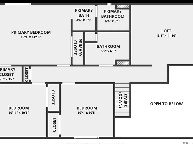 Upstairs & Loft Floor Plan