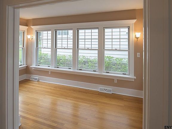 Hardwood floors.  The perfect sunny place to curl up with a good book.