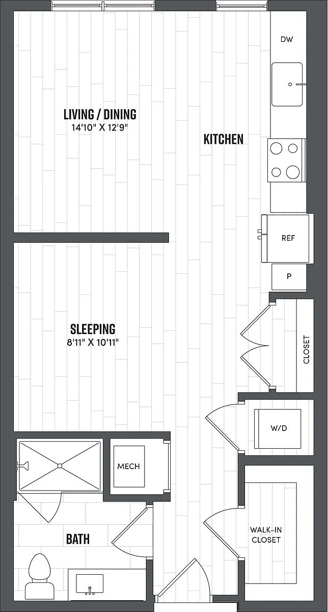 Floor plan Studio-S3