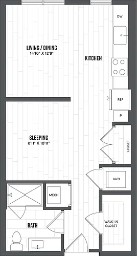 Floor plan Studio-S3